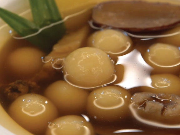 glutinous-rice-ball-with-ginger-tea