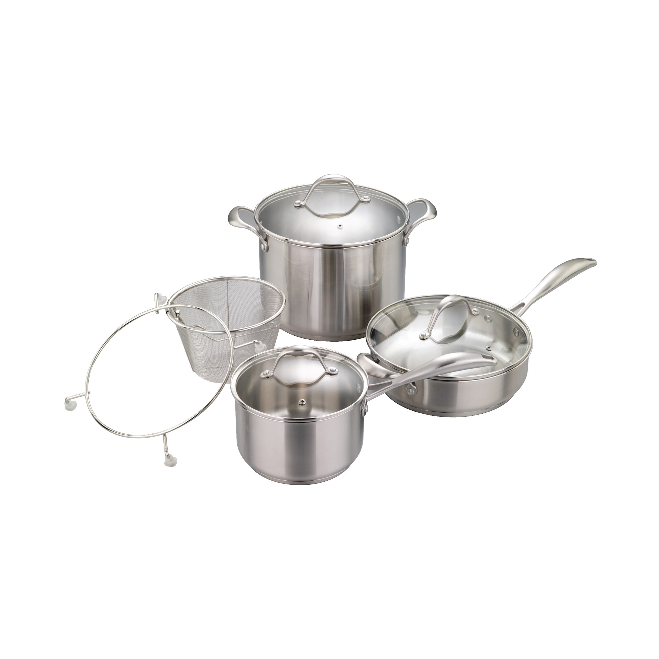 SCW880 7pcs Stainless Steel Cookware Set Sincero